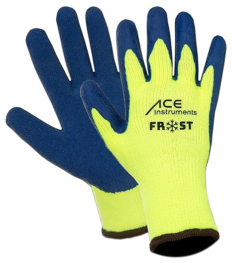 3 Paar ACE FROST Winter-Arbeitshandschuhe - Wasserdichte Handschuhe gegen Kälte - EN 388 & EN 511 - Gr 11 (XXL)