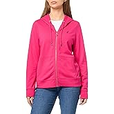 Nautica womens Solid Zipper Long Sleeve Hoodie Sweatshirt