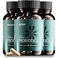 BIOMA Probiotics 3-Pack - 60 Capsules Each, Digestive & Gut Health For Men & Women 8 thumbnail image