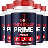 (5 Pack) Enduraxe Prime Pills - Official Enduraxe Prime Supplement Pills For Men, All Natural Support For Overall Health & Wellness, Original EnduraxePrime Capsules Reviews, 300 Capsules For 5 Months