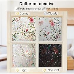 Ranzdn Window Privacy Film - Stained Glass Window
