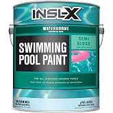 INSL-X Waterborne, Semi-Gloss Acrylic Pool Paint, Ocean Blue, 1 Gallon