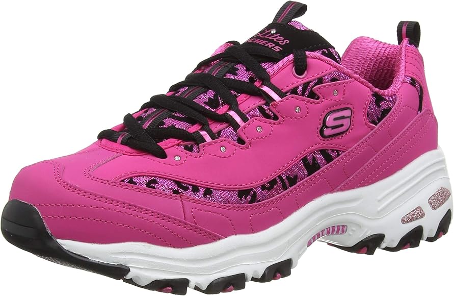 sketchers pink trainers