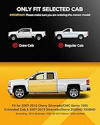 KYX Running Boards Compatible with 2007-2018