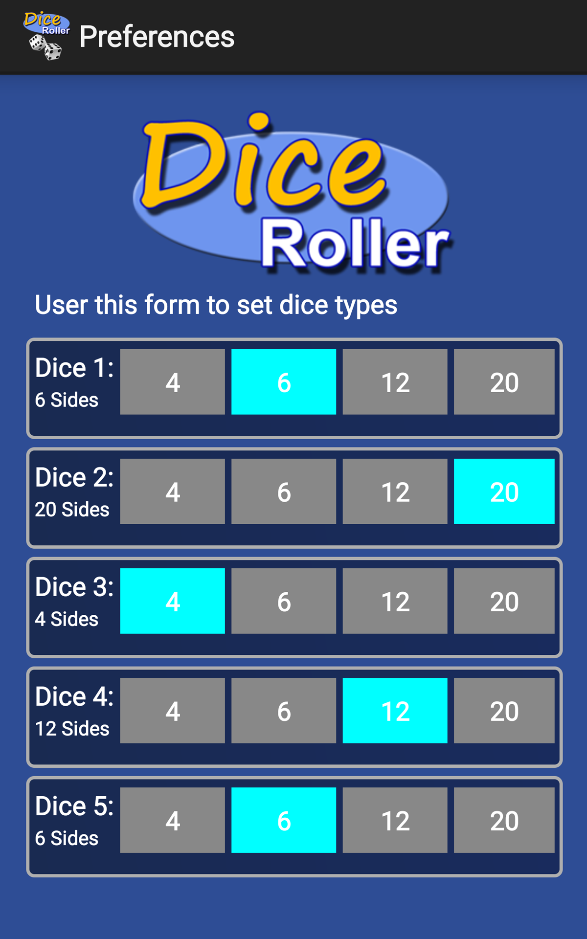 Dice Roller SimulatorAmazon.inAppstore for Android