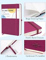 ISLAND A4 Lined Notebook 320 Pages Hardcover 100gsm view 7