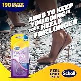 Scholl Party Feet Invisible Gel Heel Shields - Clear, Non-Slip Heel Protectors view 2