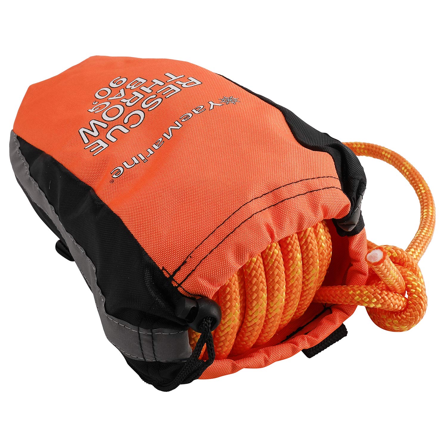 Rescue Throw Bag 90Ft Marine Grade Rope For Boating Kayaking Ice