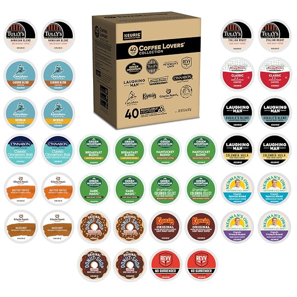 KEURIG COFFEE LOVERS’ COLLECTION SAMPLER PACK, SINGLE-SERVE K-CUP PODS, COMPATIBLE WITH ALL KEURIG 1.0/CLASSIC, 2.0 AND K-CAFÉ COFFEE MAKERS, VARIETY PACK, 40 COUNT