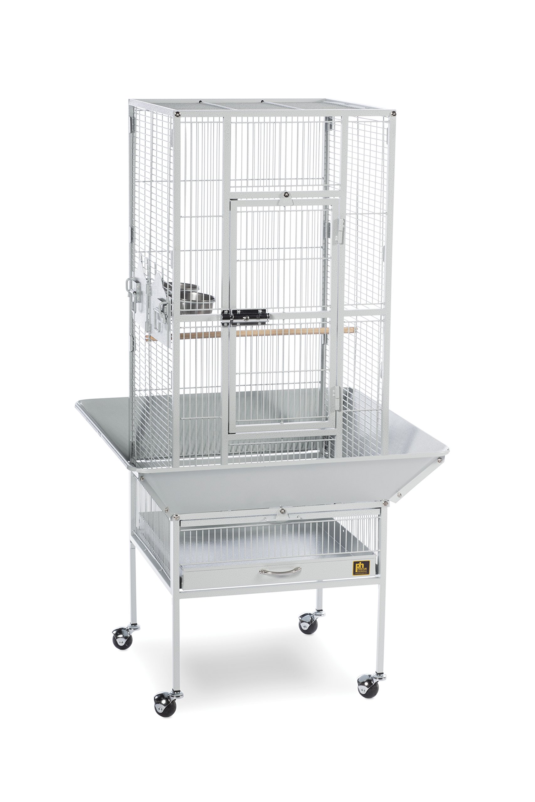 Prevue Pet Products 3351W Park Plaza Bird Cage, Pewter,Small