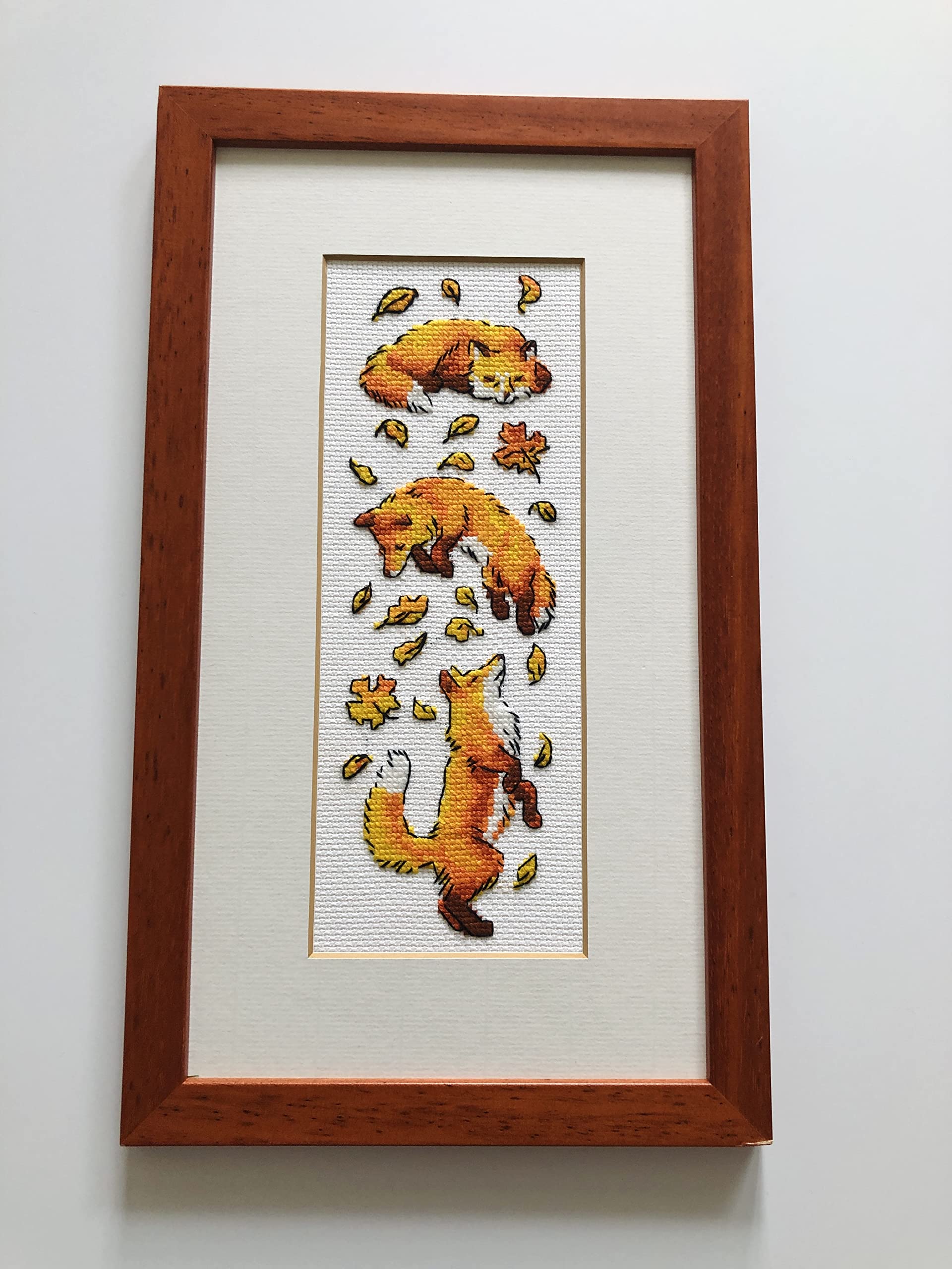 RIOLIS - Foxes in Leaves 1879, Cross Stitch Kits 3