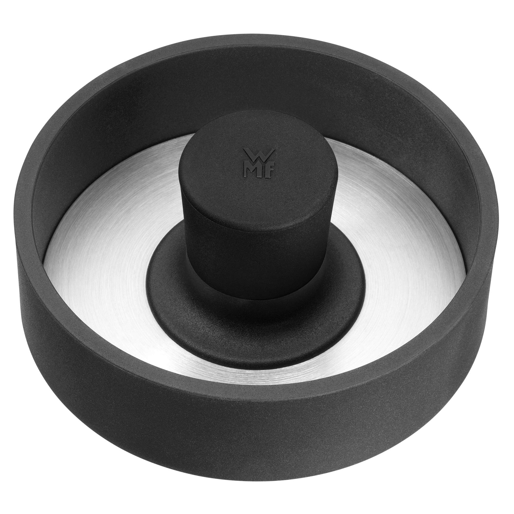 WMF BBQ Burgerpresse Edelstahl 12,5 cm, Pattypresse für gleichmäßige Patties für leckere Hamburger, Cheeseburger, Vegi-Burger-Presse, Gemüsepresse 4