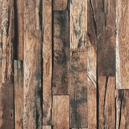 Amazon Com Reclaimed Wood Contact Paper Rustic Wallpaper Wood