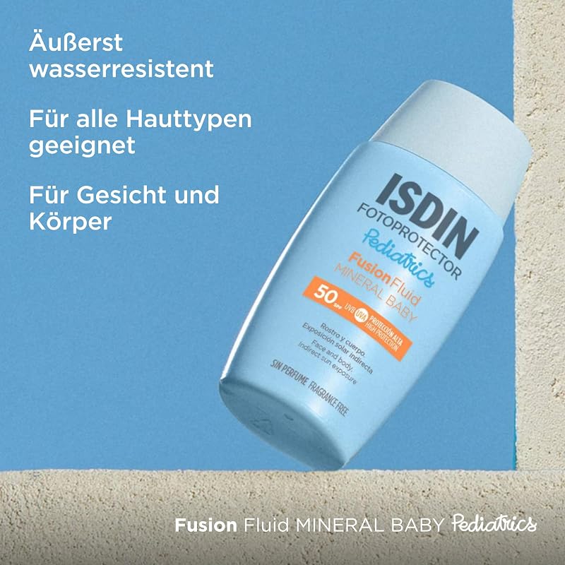 Fotoprotector Mineral Baby Pediatrics Sonnencreme Gesicht LSF 50 (50ml) | 100% mineralischer Sonnenschutz, der speziell für die empfindliche Haut von Kindern und Babys entwickelt wurde