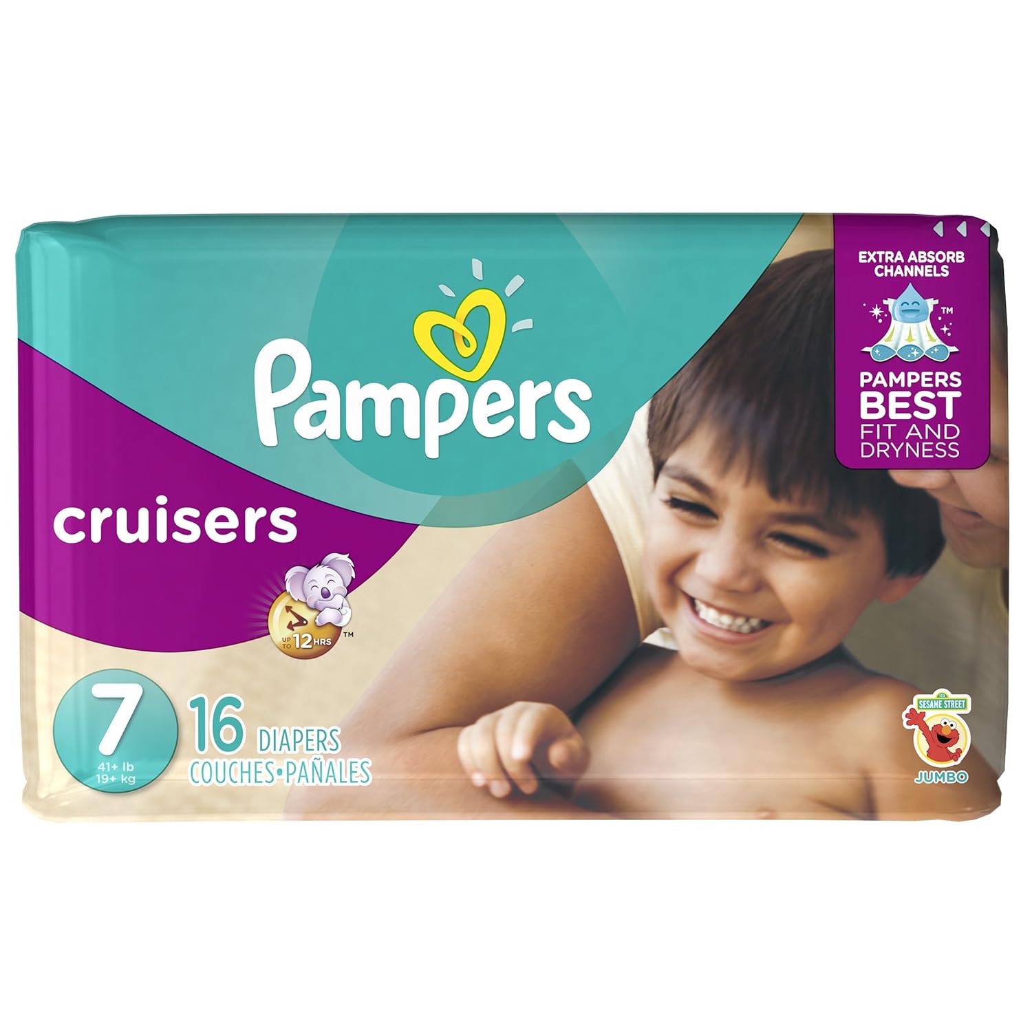 Pampers Cruisers Disposable Diapers Size 7, 16 Count, JUMBO Amazon.co