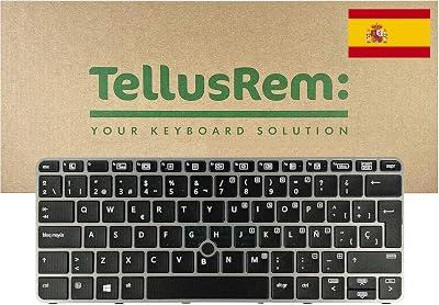 TellusRem Spanish Backlit Keyboard for HP 820 G3 G4 725 G3 G4