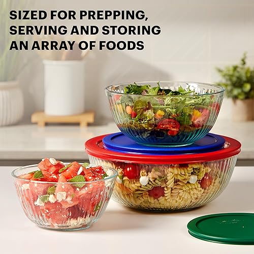 Borosilicate Glass Costco Pyrex Mixing Bowls Microwave Safe Symbol