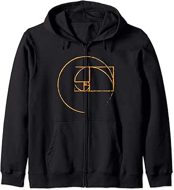Amazon.com: circle golden ratio Zip Hoodie: Clothing
