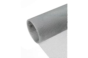 VENSOVO Hardware Cloth 8in x 10ft 1/8 Inch 27 Gauge, Hot-Dipped Galvanized Welded Wire Mesh, Low Carbon Steel, Animal Cage Wire Netting, Garden Wire Mesh