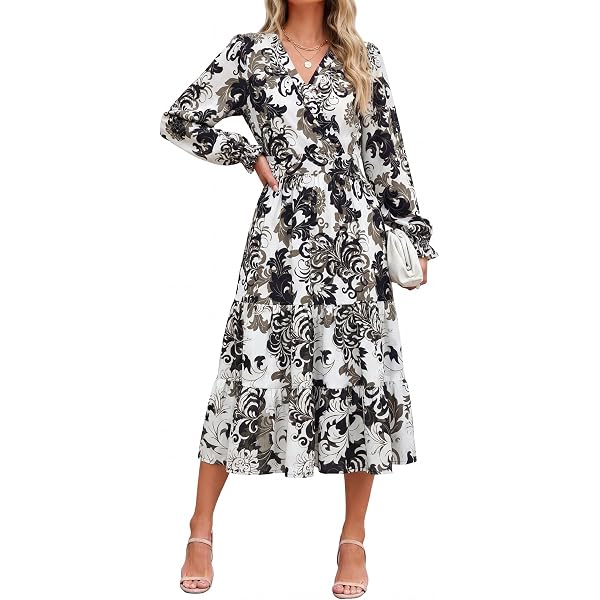 kenneth cole women's knot-front long-sleeve maxi dress Kenneth Cole Women's Long Sleeve Printed Mesh Knot Front Midi Dress at  Amazon Women's Clothing store