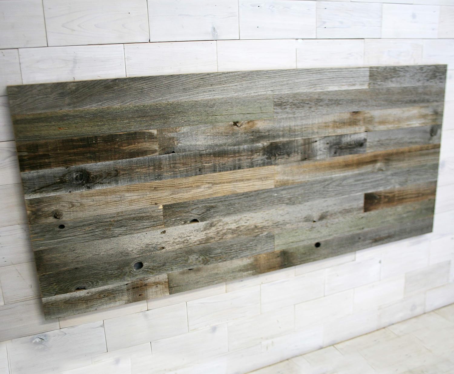 Amazon Com Staggered Barn Wood Headboard Handmade