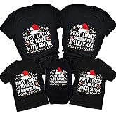 Most Likely to Christmas Shirts for Family, Funny Matching Christmas Pajamas, Custom Xmas T-Shirt, for Family Multiple Colors