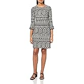 Tommy Hilfiger Womens Casual Jersey Knit Midi Dress