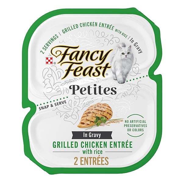 PURINA FANCY FEAST PETITES GRILLED CHICKEN ENTRÉE WITH...