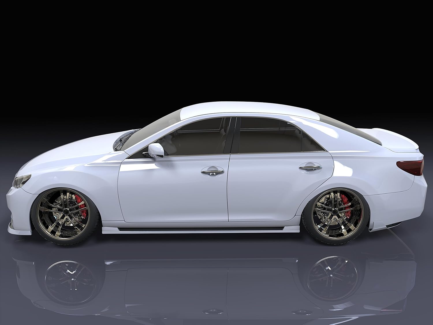 Amazon Eurou マークx Grx130 135 前期 サイドステップ 国産エアロパーツ 保証付き サイドステップ 車 バイク