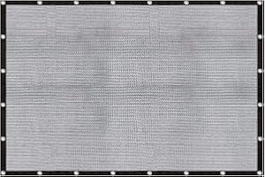 Cool Area 60-70% Shade Cloth 8x12FT Heavy Duty Knitted Mesh Tarp with Grommets Mesh Screen for Patio Canopy Garden Porch Greenhouse Pools Dog Kennel Black