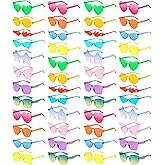 Matcheck 24/48 Mixed Style Rimless Sunglasses Retro Colored Party Glasses Funny Bachlor Pool Costume Accessories