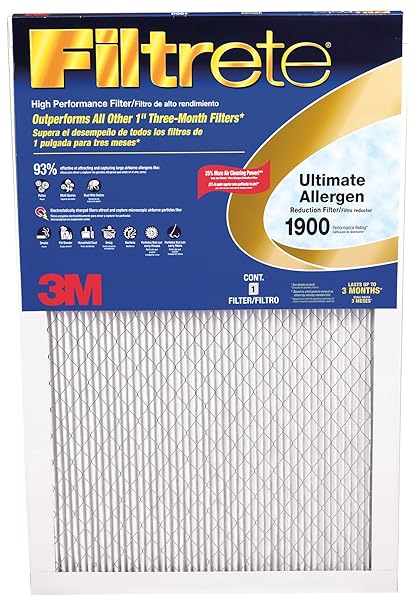 3M UA23DC-6 Filtrate Ultimate Allergen Reduction Filter, 14 x 24 x 1