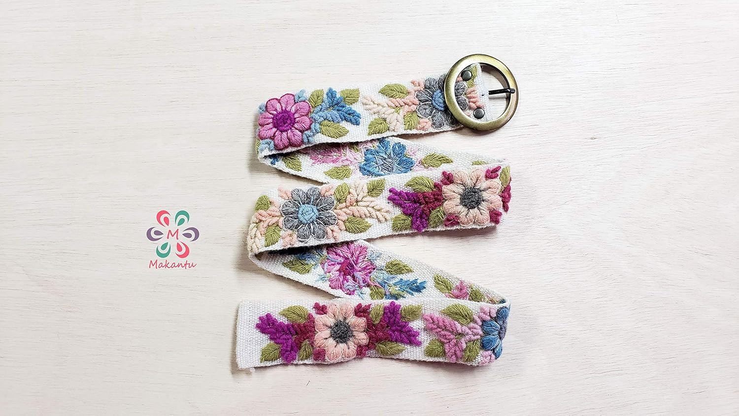 peruvian embroidered belts