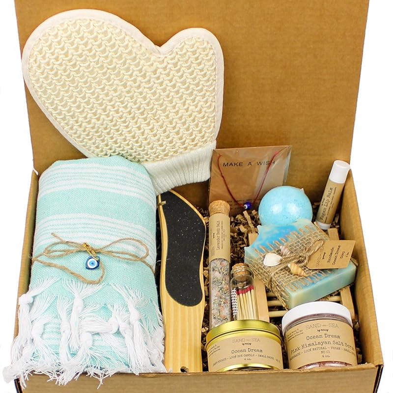 Bath Set for Women Gift Handmade Spa Gift Baskets For