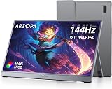 ARZOPA 16.1 Inch 144Hz Portable Monitor 106% sRGB FHD HDR Grey Z1FC