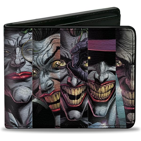 Amazon.com: Buckle-Down mens Buckle-down Bifold Joker Wallet