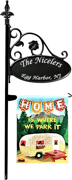 Amazon Com Address America Camping Rv Parks Sign New Pp Design