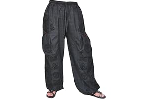 Siamrose Yoga Harem Pants Men Women Casual Baggy Lounge Trousers 2 Big Pockets