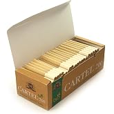 Cartel Unbleached Filter Tubes - 200 Biodegradable 84mm Tubes with Cellulose Filters