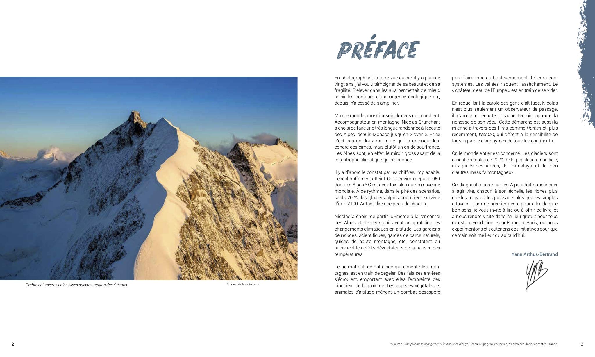 J Ai Ecoute Les Alpes 1500 Km A Pied Pour Comprendre Le Cataclysme Amazon Fr Crunchant Nicolas Arthus Bertrand Yann Livres