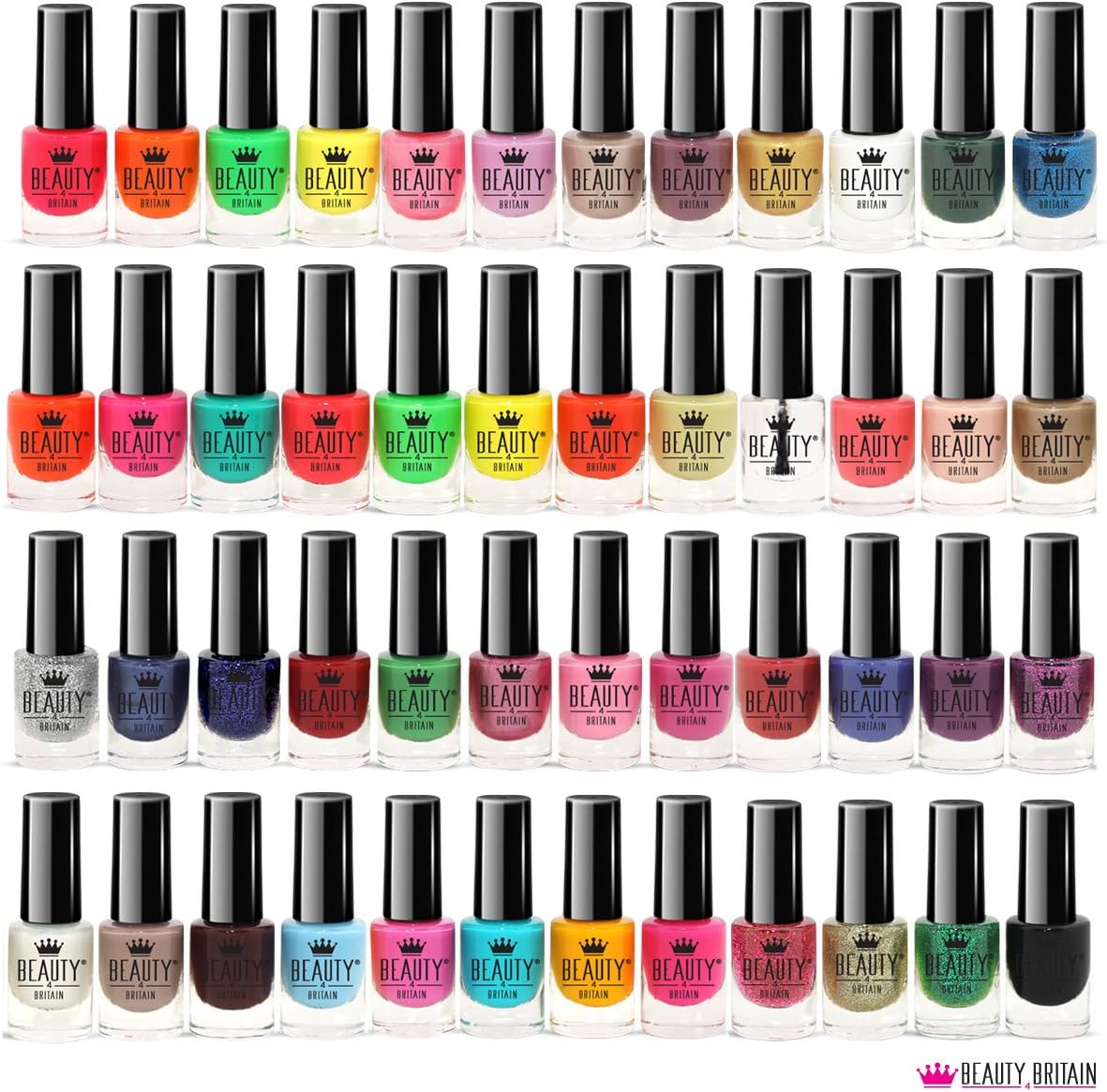 Flacon Vide Vernis à Ongles En Verre 10 Ml - Avec Bouchon Pinceau, Pour Stockage, Mélange Ou Voyage