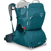 Osprey Poco SLT Lightweight Child Carrier Backpack, Green OS | baby carrier, toddler hiking, travel carrier, Green color, OS size