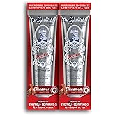 Dr. Sheffield’s Certified Natural Toothpaste (Cinnamon) - Great Tasting, Fluoride Free Toothpaste/Freshen Your Breath, Whiten Your Teeth, Reduce Plaque (2-Pack)