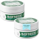 Biofreeze Pain Relief Cream, Menthol Cream for Arthritis, 3 oz (2 pack) | NSAID-Free, Non-Greasy Formula, TSA-Friendly Travel Size