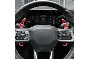 2 PCS Car Wheel Shift Paddle Shifter Trim Cover for Ford Mustang 2024 2025 2026, Paddle Shifter Shift Paddle Cover Wheel Padd