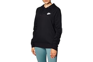 Nike Women's Dark Grey Heather Essential Fleece Hoodie