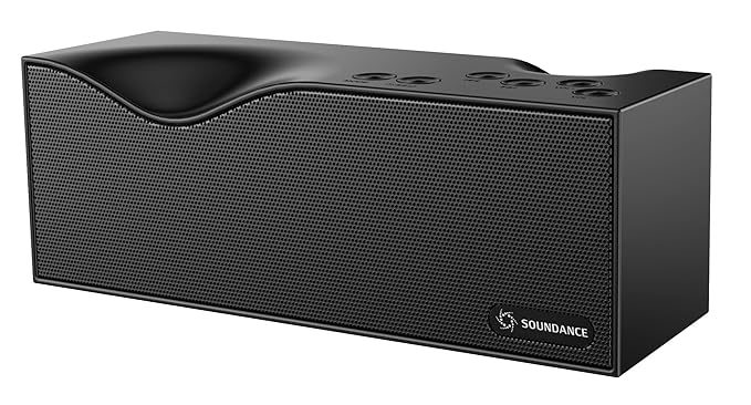 Soundance® Bluetooth -Lautsprecher mit FM Radio, eingebautem Mikrofon und LED-Anzeigeunterstützt 3,5 mm Audio- Line-In, TF Ca