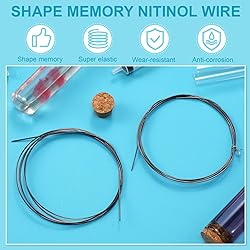 2 Pcs 5 Feet Shape Memory Nitinol Wire 1.0 mm