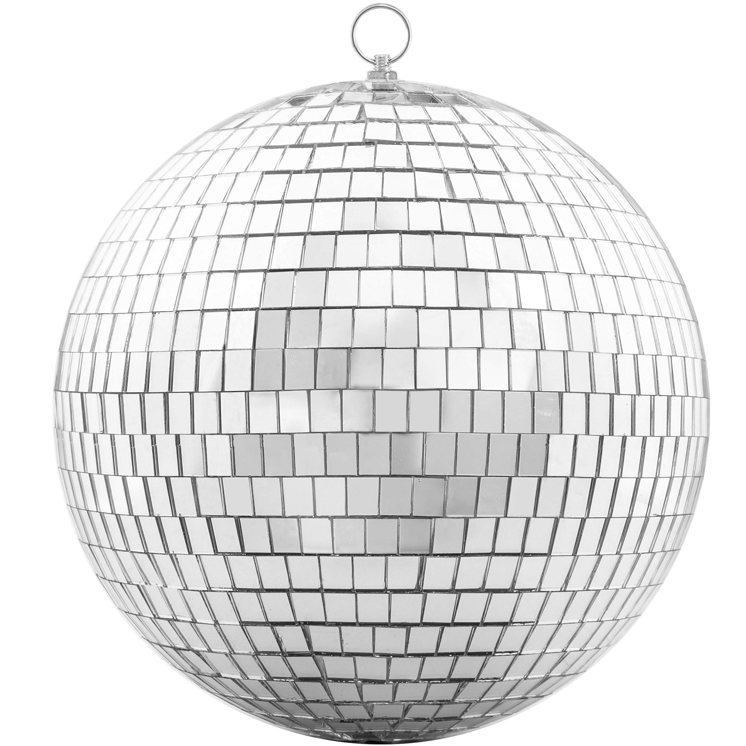 Devan 20CM Silver Mirror Ball - Disco Party Hanging Decorative Item for Wedding, Banquet & Home Party
