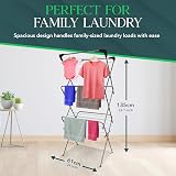 SIC 3 Tier Clothes Airer, 15m Drying Space, Foldable Indoor/Outdoor Rack view 7